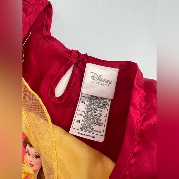 Disney Princess Dress Belle and Beast Size 5/6 - Picture 3 of 4